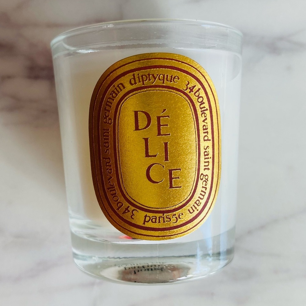 Diptyque Délice (Delight) scented candle Travel Mini Brand New in Box 1.23oz